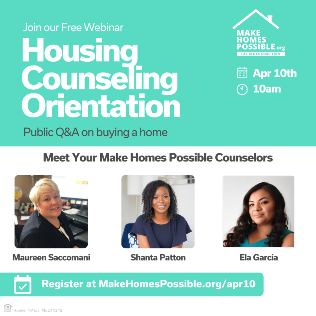Housing Counseling Orientation Make Homes Possible
